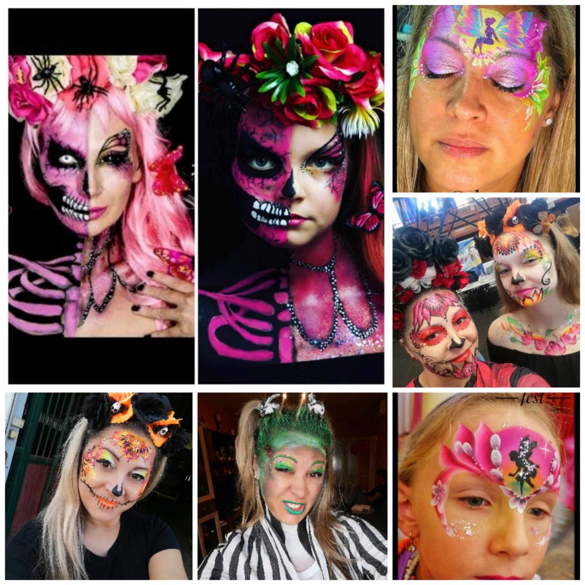 Halloween és fantasy kollázs