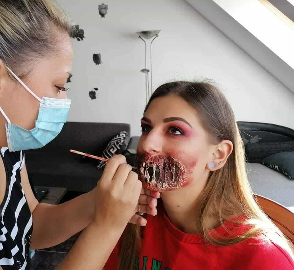 Halloween speciális smink